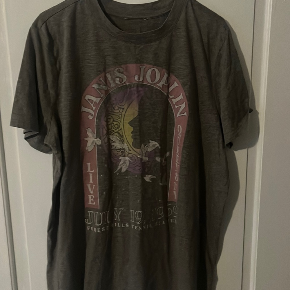 Official Janis Joplin T-Shirt - Forest Hills, Queens - New York - Size Large